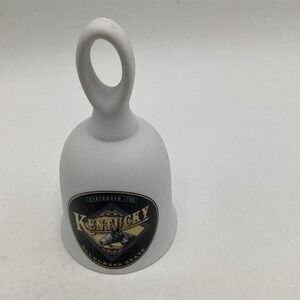 Kentucky Bluegrass State Souvenir Bell White Horse Graphic